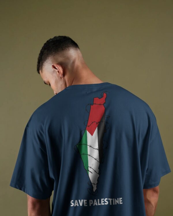 "Save Palestine" Oversized T-Shirt - Image 4